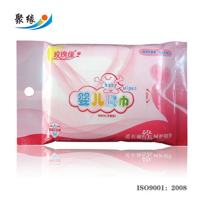沧州聚缘卫生用品推出新品“玫瑰缘彩云baby婴儿手口湿巾”，特价热销中